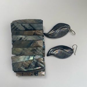 🐚 Shell 🐚 Earrings and Bracelet Set